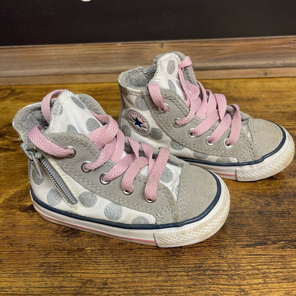 Toddler girls converse high tops